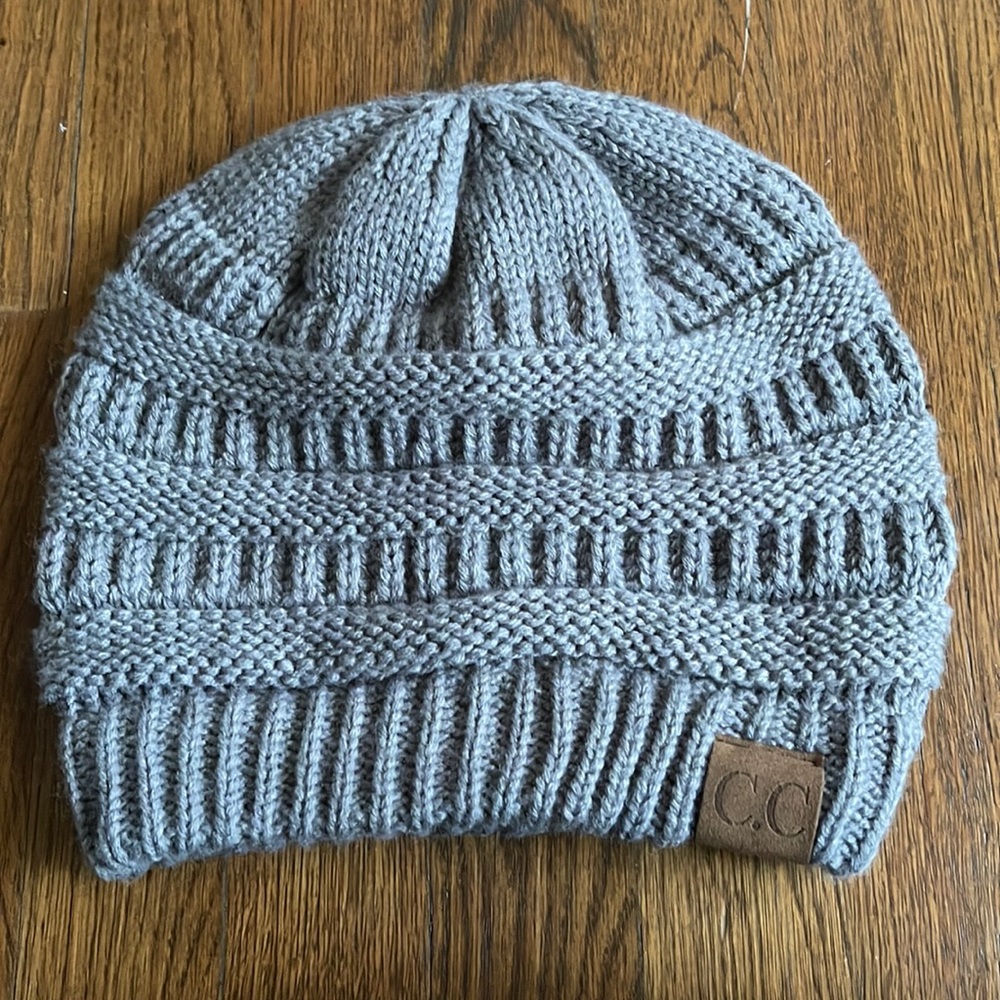 C.C gray beanie
